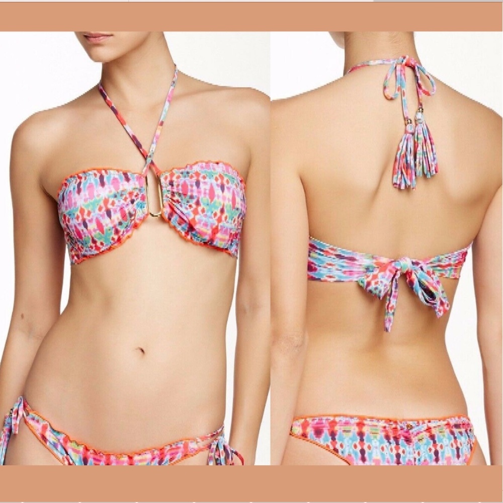NWT $120 Ale By Alessandra Ambrosio Carnival Bandeau‎ Top [ SZ Small ]